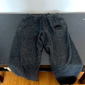 Roots sweat pants, Black, XS